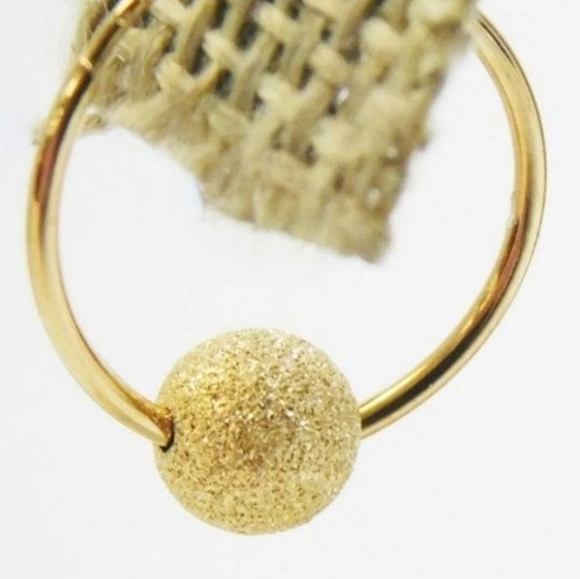 14k hoop earrings - Picture 6 of 9